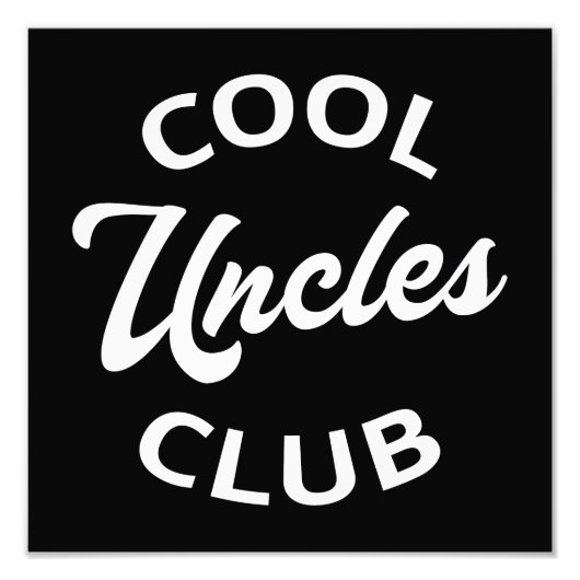 Cool Uncles Club I Fotodruck (Vorne)