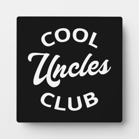 Cool Uncles Club I Fotoplatte (Vorderseite)