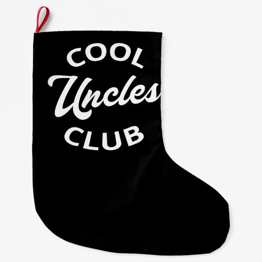 Cool Uncles Club I Großer Weihnachtsstrumpf (Vorderseite)