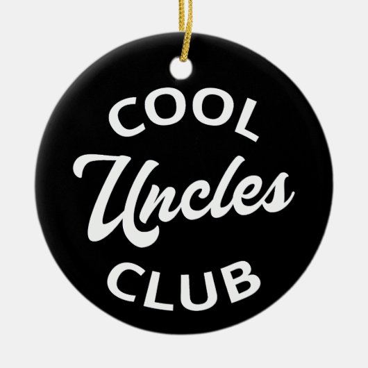 Cool Uncles Club I Keramik Ornament (Vorne)