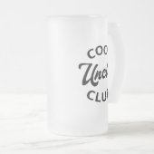Cool Uncles Club I Mattglas Bierglas (VorderseiteRechts)
