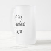 Cool Uncles Club I Mattglas Bierglas (Vorderseite Links)