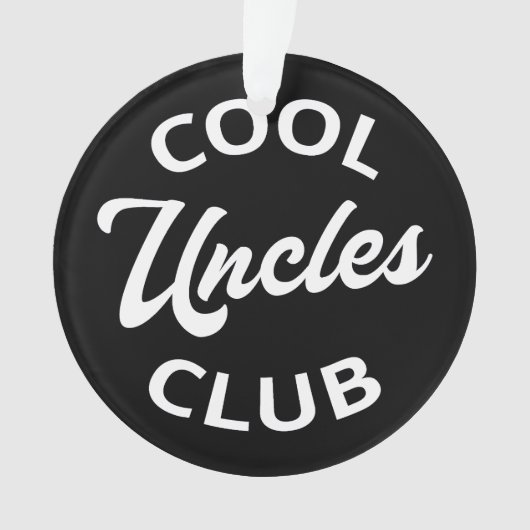 Cool Uncles Club I Ornament (Vorderseite)