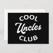 Cool Uncles Club I Postkarte (Vorne/Hinten)