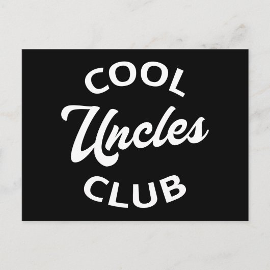 Cool Uncles Club I Postkarte (Vorderseite)