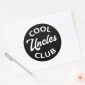 Cool Uncles Club I Runder Aufkleber (Umschlag)