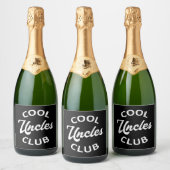 Cool Uncles Club I Schaumweinetikett (Flaschen)