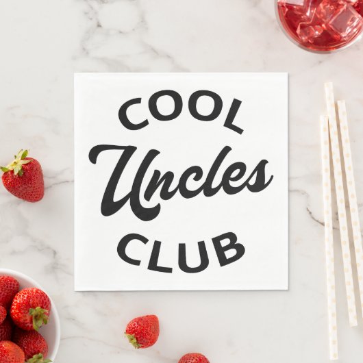 Cool Uncles Club I Serviette (Beispiel)