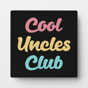 Cool Uncles Club II Fotoplatte