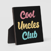 Cool Uncles Club II Fotoplatte (Vorderseite)