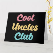 Cool Uncles Club II Karte (Gelbe Blume)