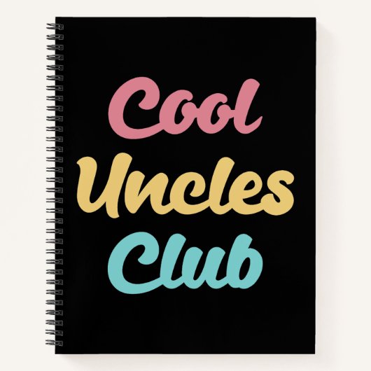 Cool Uncles Club II Notizblock (Vorderseite)