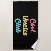 Cool Uncles Club II Strandtuch (Vorderseite)