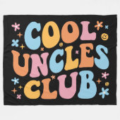 Cool Uncles Club III Fleecedecke (Vorderseite (Horizontal))