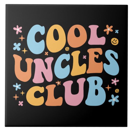 Cool Uncles Club III Fliese (Vorderseite)