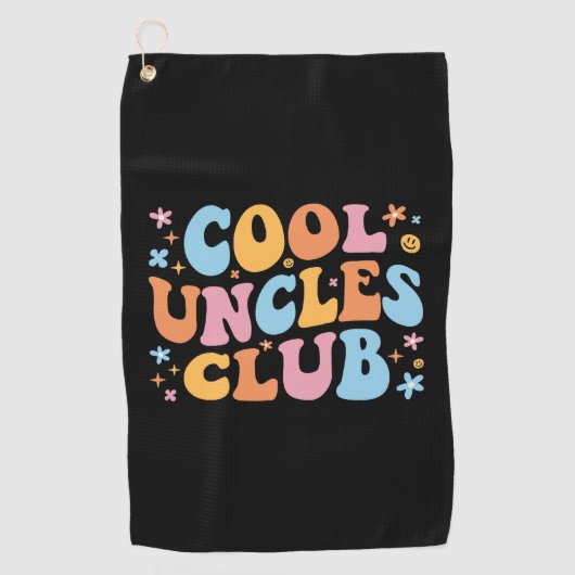 Cool Uncles Club III Golfhandtuch (Vorderseite)
