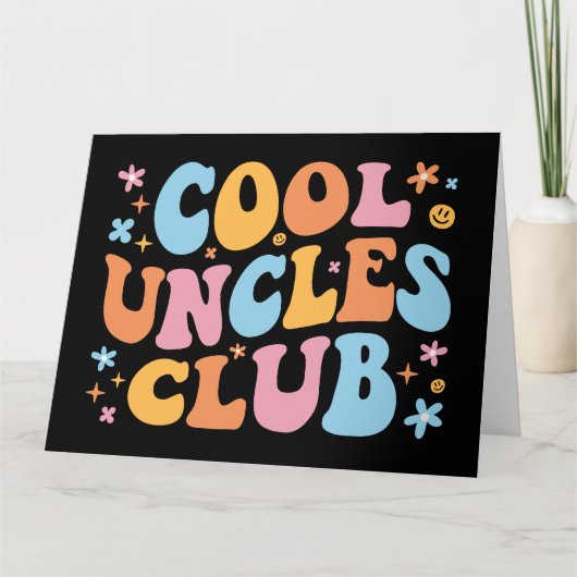 Cool Uncles Club III Karte (Vorderseite)