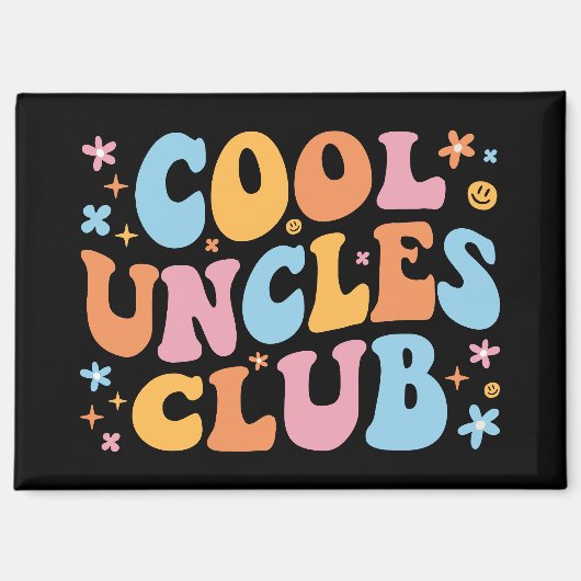 Cool Uncles Club III Magnet (Vorderseite)