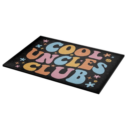 Cool Uncles Club III Schneidebrett (Ecke)