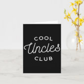 Cool Uncles Club Karte (Gelbe Blume)