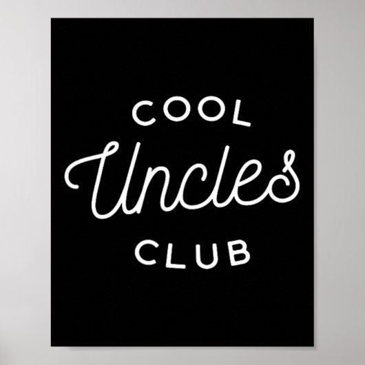 Cool Uncles Club Poster (Vorne)