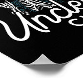 Cool Uncles Club Shirt Funny Skeleton Men Uncle Poster (Ecke)