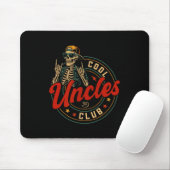 Cool Uncles Club Shirt Funny Skeleton Uncle Men Fa Mousepad (Mit Mouse)