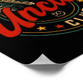 Cool Uncles Club Shirt Funny Skeleton Uncle Men Fa Poster (Ecke)