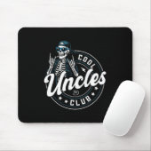 Cool Uncles Club Shirt Funny Skeleton Uncle Men  Mousepad (Mit Mouse)