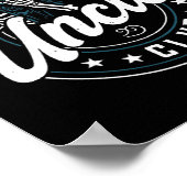 Cool Uncles Club Shirt Funny Skeleton Uncle Men  Poster (Ecke)