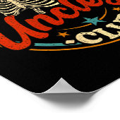 Cool Uncles Club Shirt Uncle Skeleton Men Fathers  Poster (Ecke)