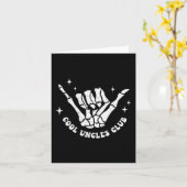 Cool Uncles Club Uncle Cke Birthday Father's Day  Karte (Gelbe Blume)