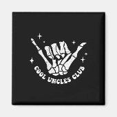 Cool Uncles Club Uncle Cke Birthday Father's Day  Magnet (Vorne)
