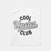 Cool Uncles Club Uncle Ever Funny Cket Fathers Day Fleecedecke (Vorderseite)
