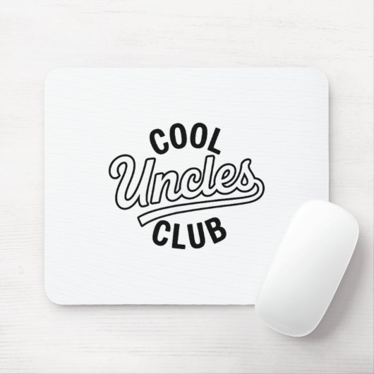 Cool Uncles Club Uncle Ever Funny Cket Fathers Day Mousepad (Mit Mouse)