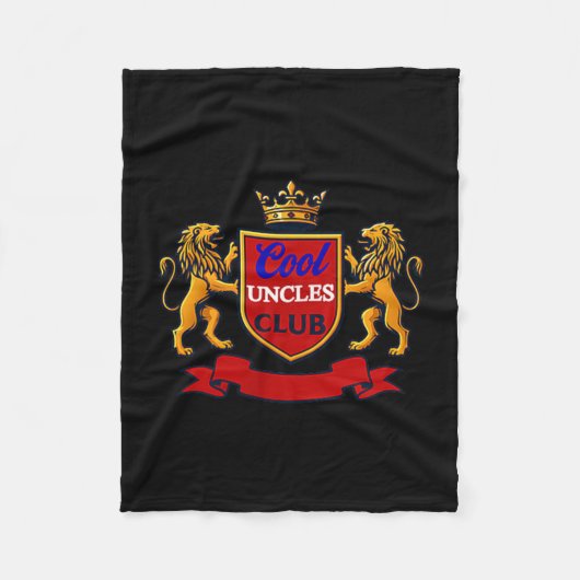Cool Uncles Club Uncle Ever Funny Cket Funny Uncle Fleecedecke (Vorderseite)