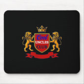 Cool Uncles Club Uncle Ever Funny Cket Funny Uncle Mousepad (Vorne)