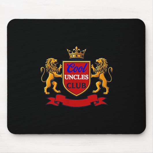 Cool Uncles Club Uncle Ever Funny Cket Funny Uncle Mousepad (Vorne)