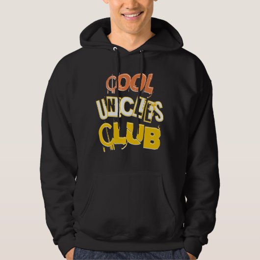 Cool Uncles Club wird bald zu einem einzigartigen  Hoodie (Vorderseite)