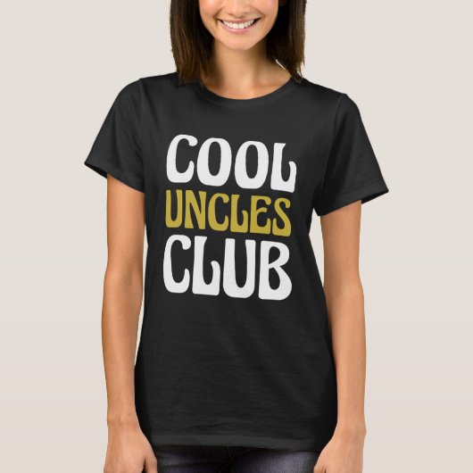 Cool Uncles Club wird Onkel T-Shirt (Vorderseite)