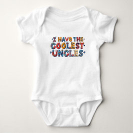 Cool Uncles Hockey Infant One Piece  Baby Strampler