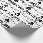 cool und Eis-Hockey ENTWÜRFE neigend Geschenkpapier (Ecke)