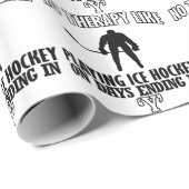 cool und Eis-Hockey ENTWÜRFE neigend Geschenkpapier (Rolleneckpunkt)