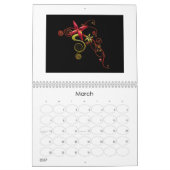 Cool und funky kalender (Mär 2027)