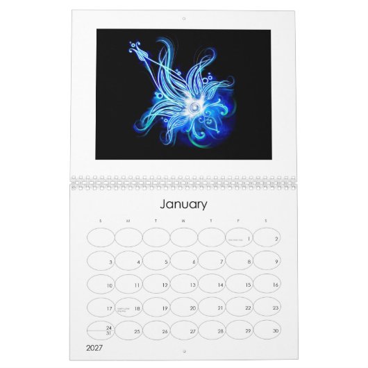 Cool und funky kalender (Jan 2027)