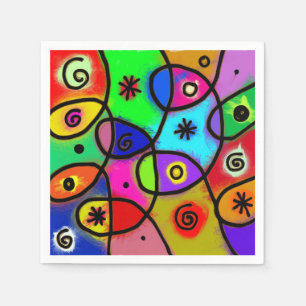 Cool und Funky Napkins Serviette