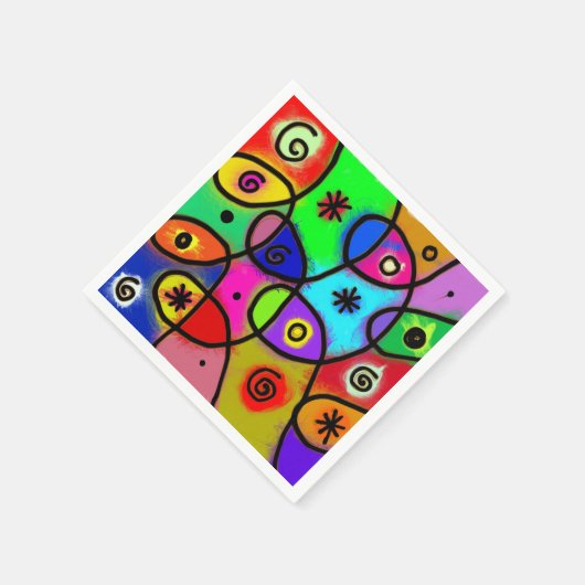 Cool und Funky Napkins Serviette (Ecke)