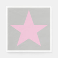Cool und funky Pink und Gray Star individuell eins