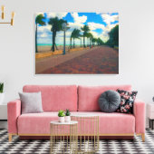 Cool und gemütlich am Hollywood Beach Leinwanddruck (Insitu (Wohnzimmer))