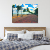 Cool und gemütlich am Hollywood Beach Leinwanddruck (Insitu (Schlafzimmer))